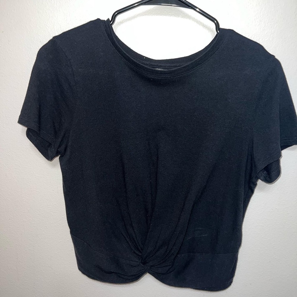 Black crop top